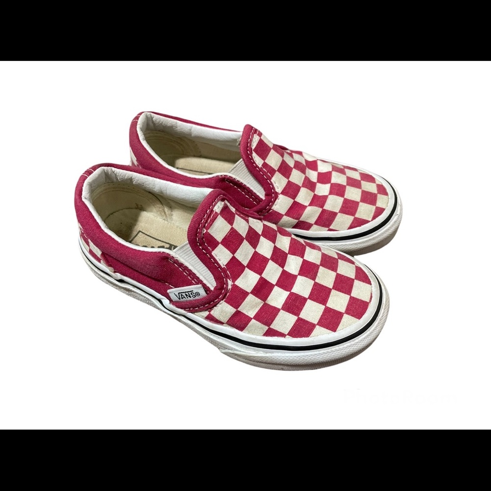 Vans Kids Checkerboard Classic Slip-On